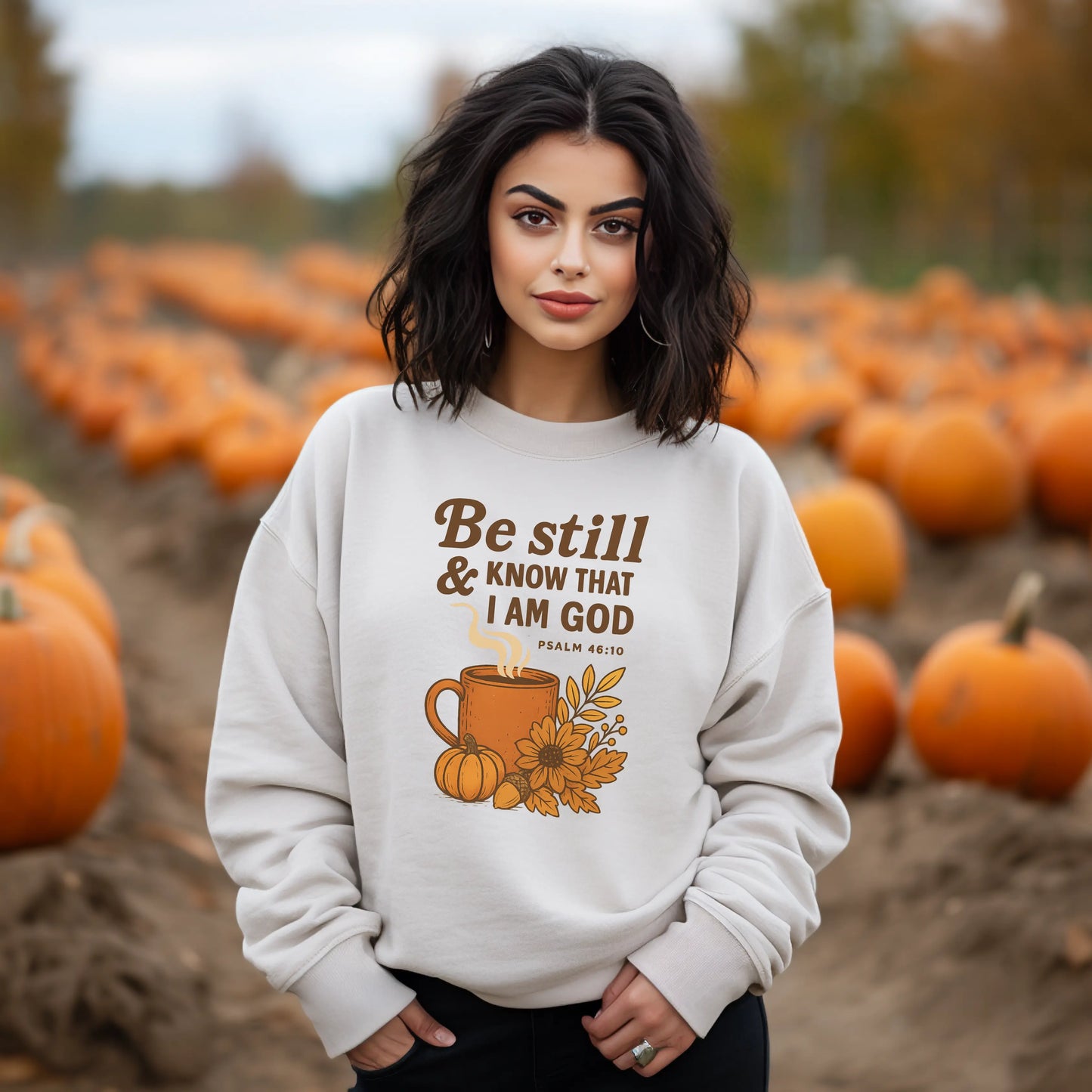 "Be Still" Sweatshirt Printify