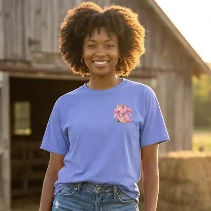 "Blessed Cowgirl" Tee Romans116 Christian Apparel