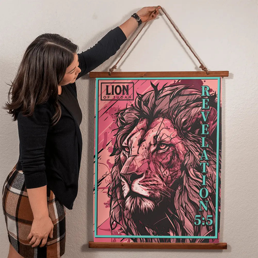 Lion of Judah Wall Tapestry ShineOn Fulfillment