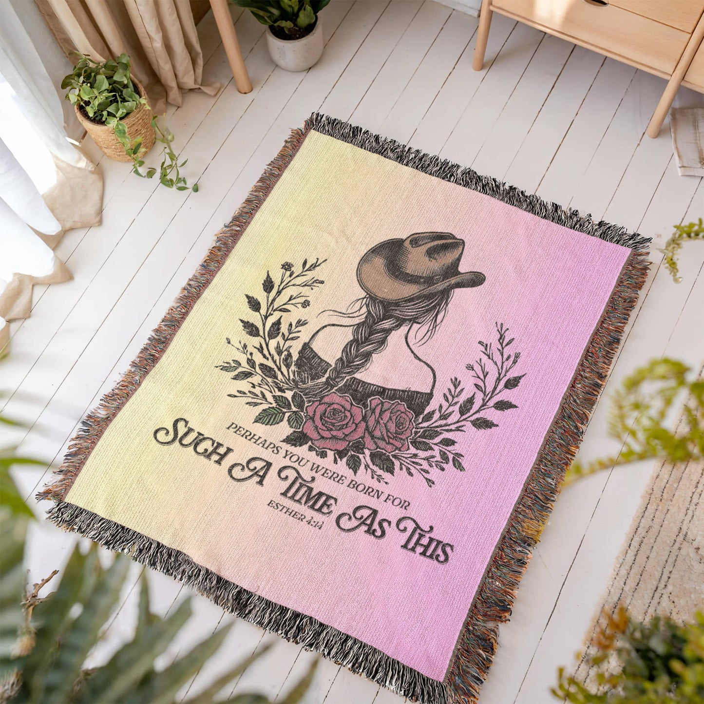 Such A Time As This Heirloom Woven Blanket