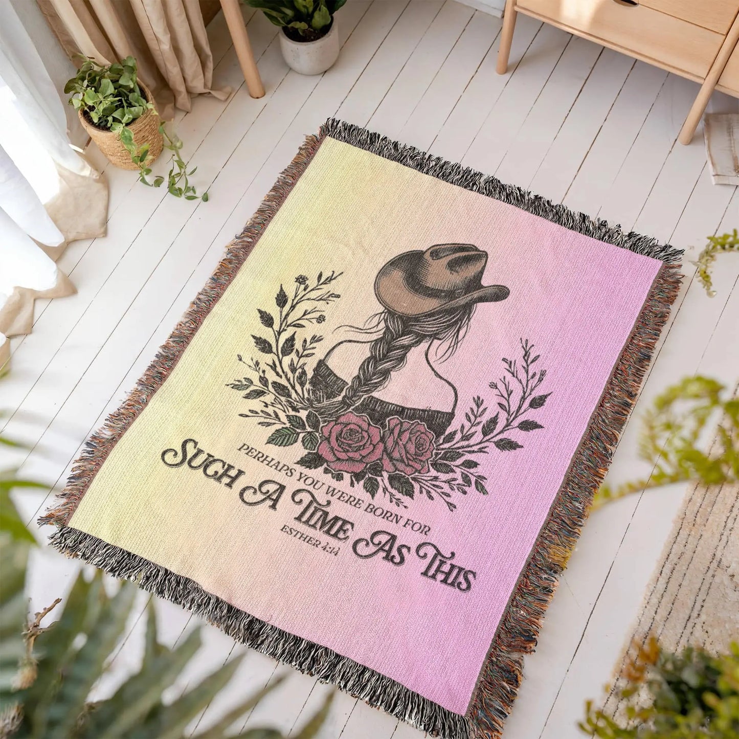 Such A Time As This Heirloom Woven Blanket ShineOn Fulfillment