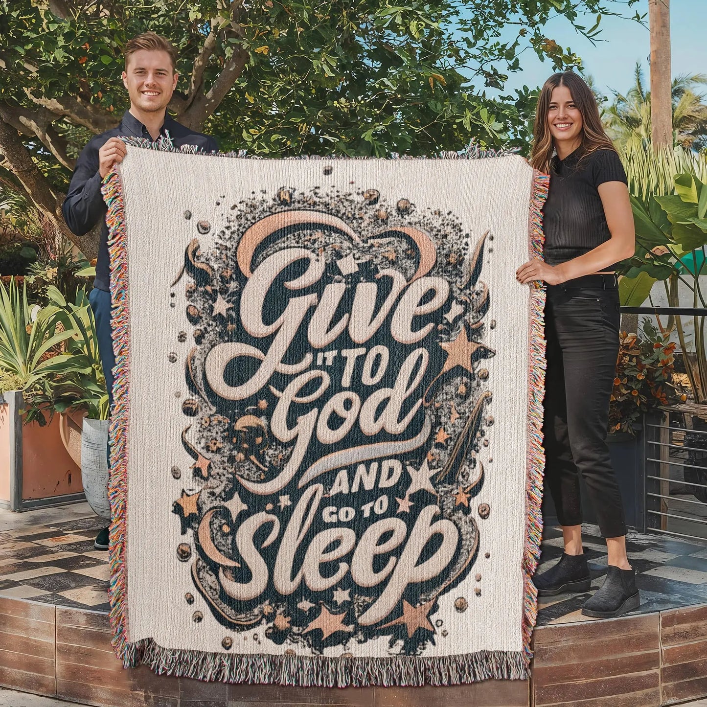 Give it to God blanket ShineOn Fulfillment