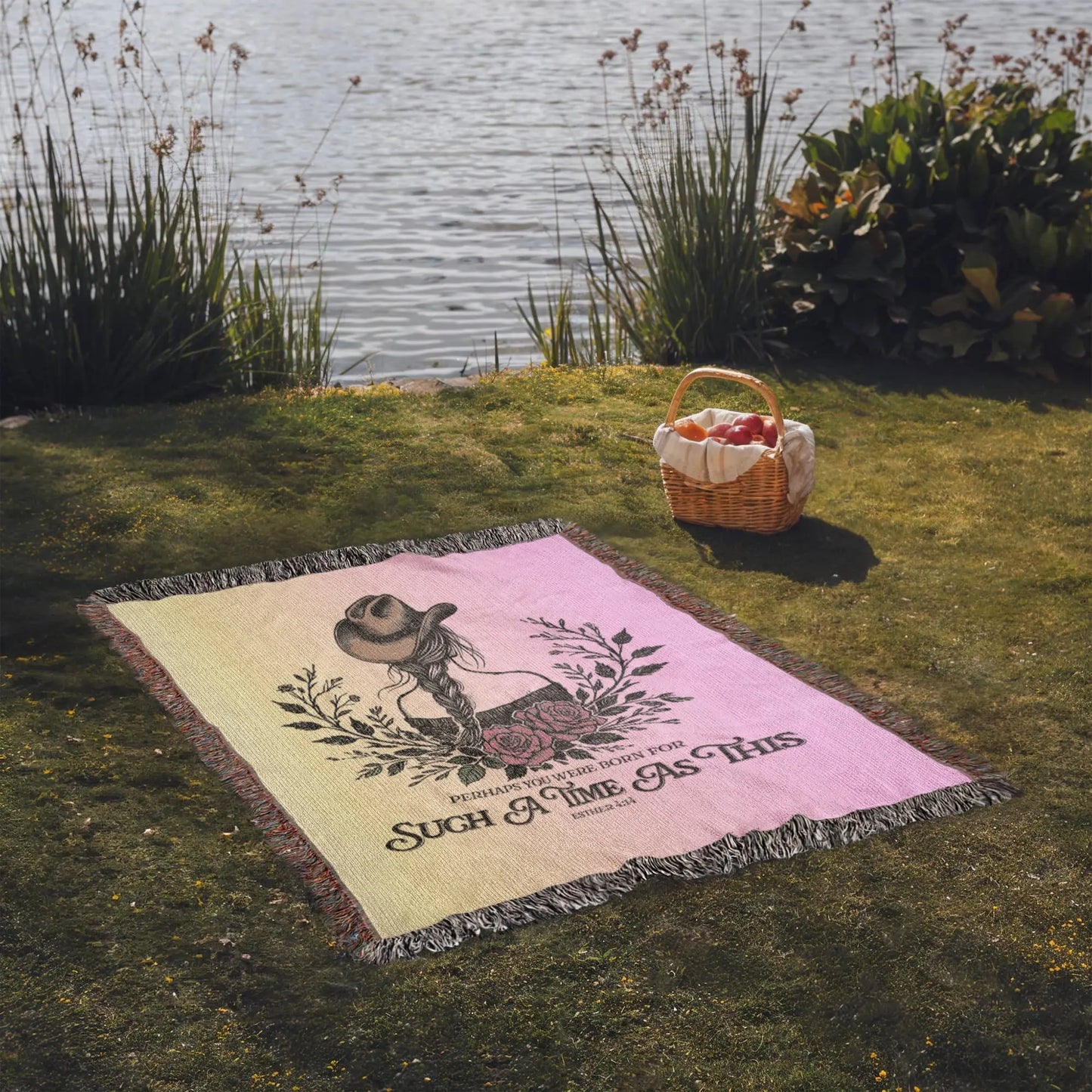 Such A Time As This Heirloom Woven Blanket ShineOn Fulfillment