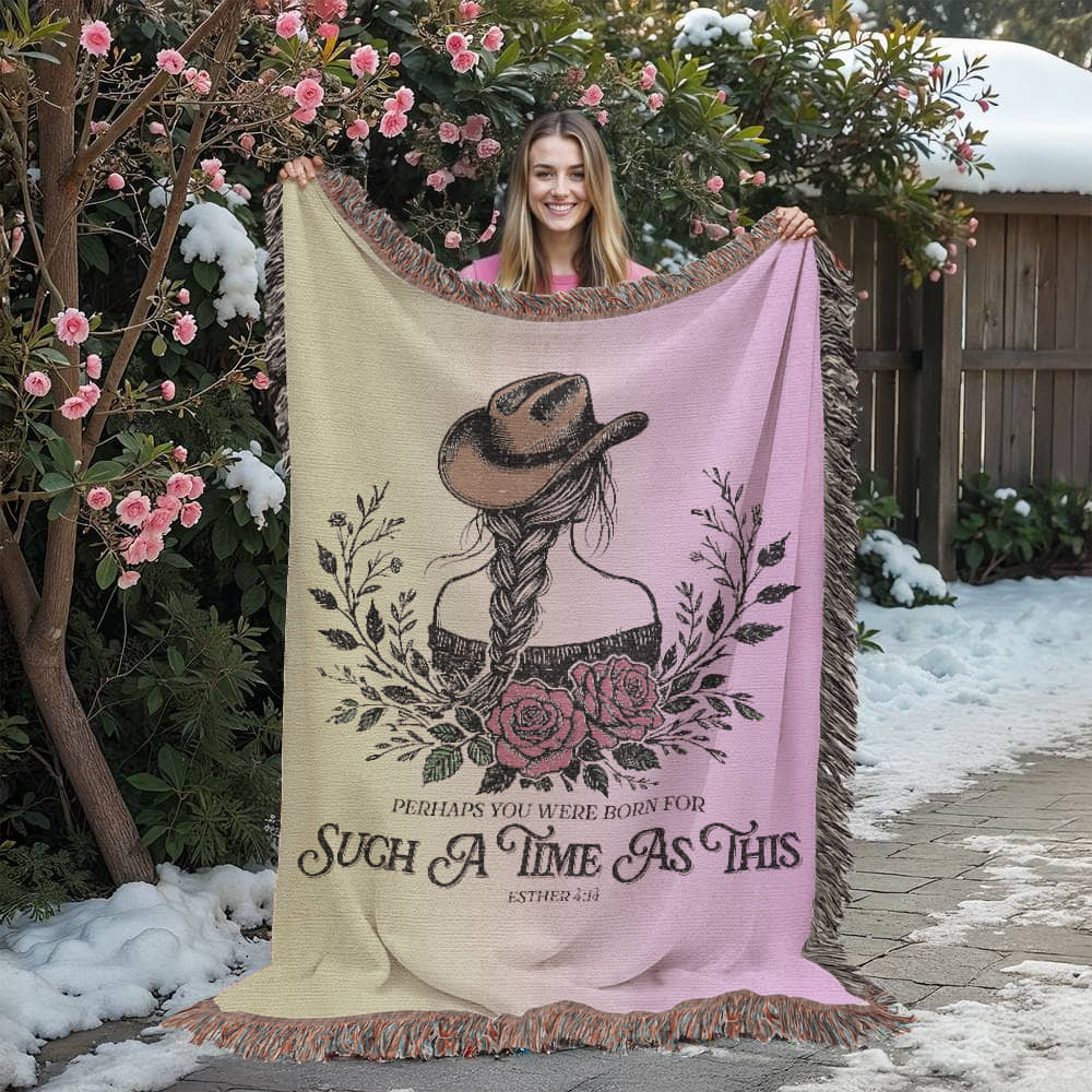 Such A Time As This Heirloom Woven Blanket