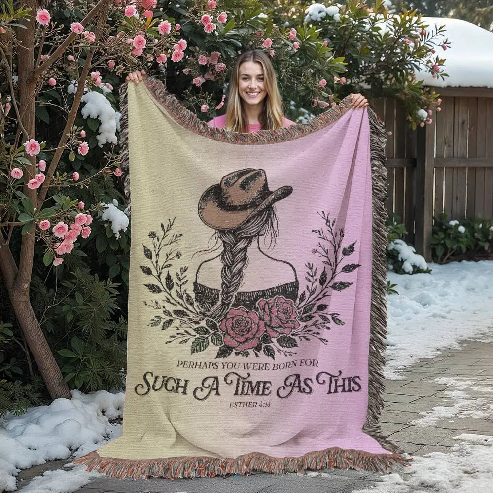 Such A Time As This Heirloom Woven Blanket ShineOn Fulfillment