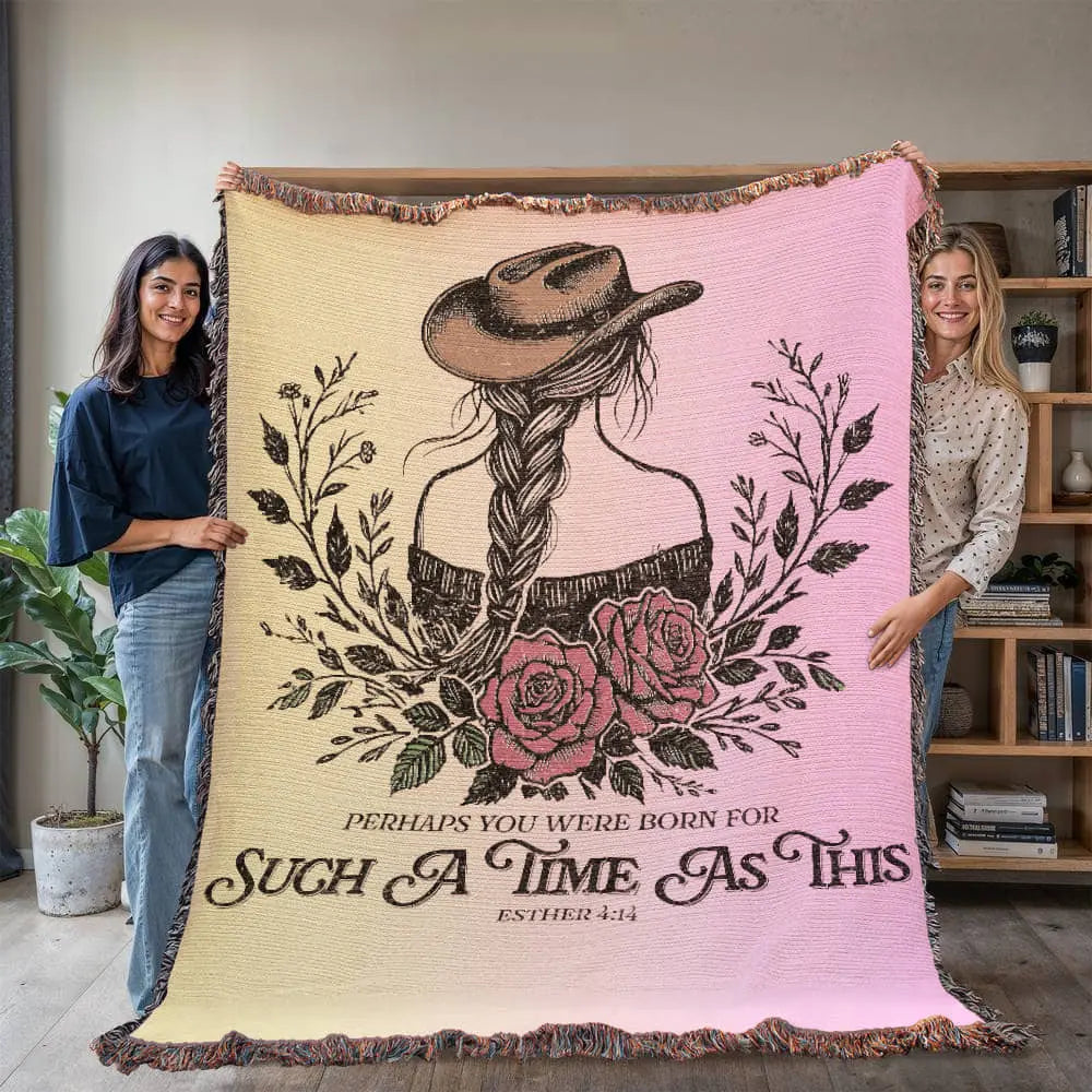 Such A Time As This Heirloom Woven Blanket ShineOn Fulfillment