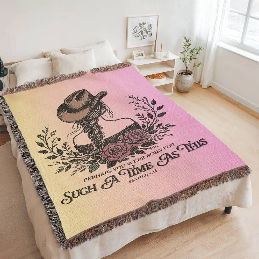 Such A Time As This Heirloom Woven Blanket ShineOn Fulfillment