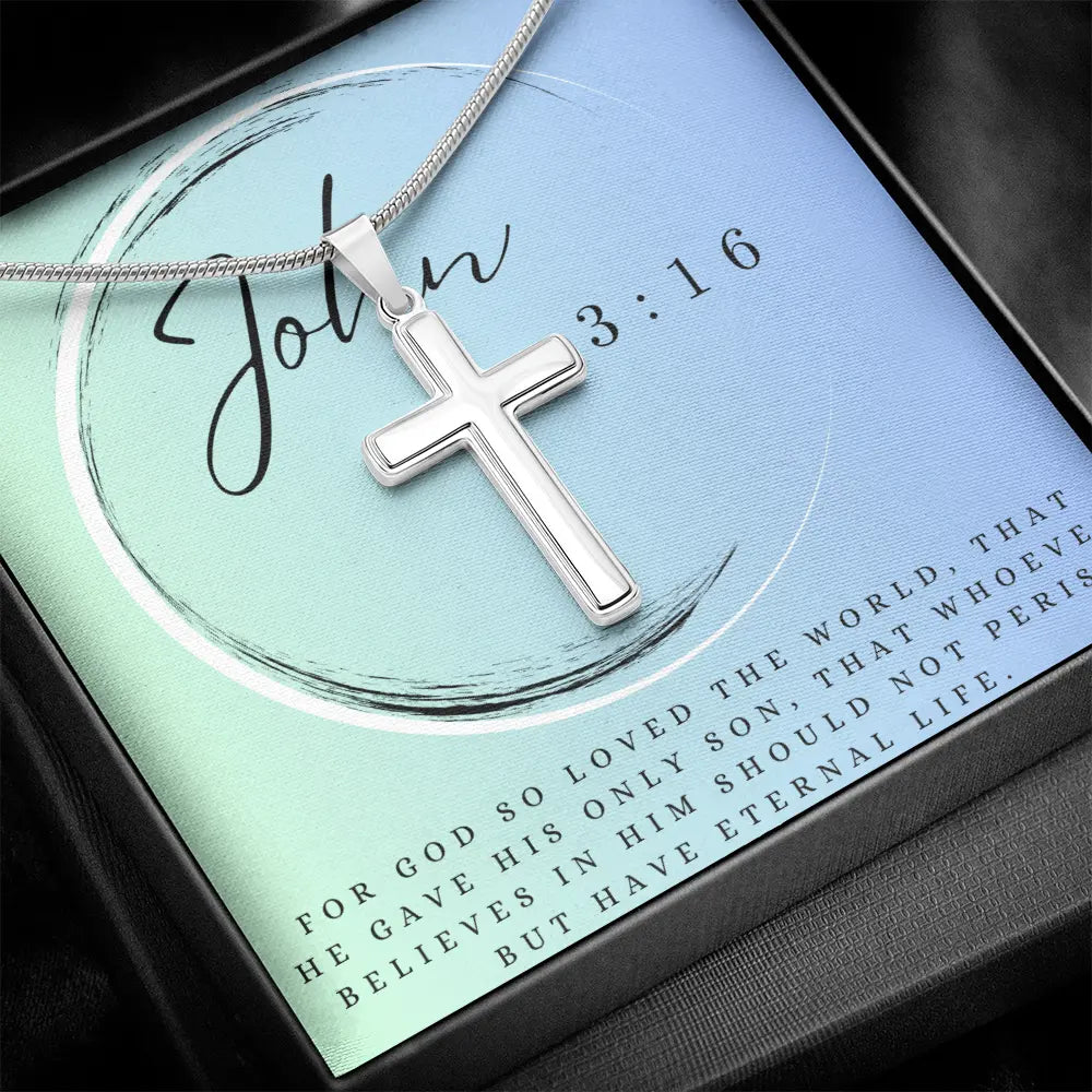The Artisan Cross – Handcrafted Faith Necklace ShineOn Fulfillment