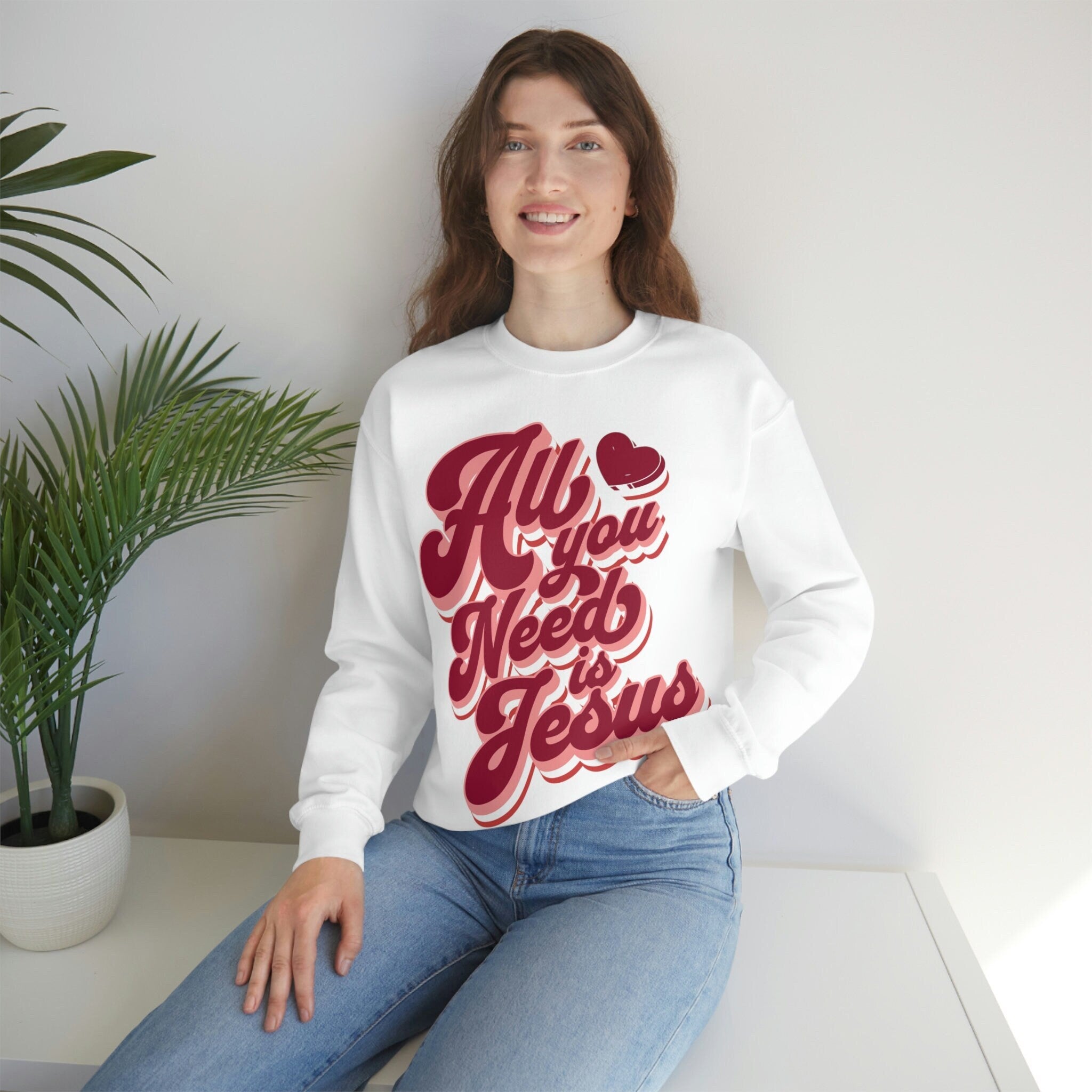 womens Christian Sweatshirt, Religious sweatshirt, bible verse hoodie, Jesus hoodie, Baptism gift, Retro Faith Shirt, Christian aesthetic