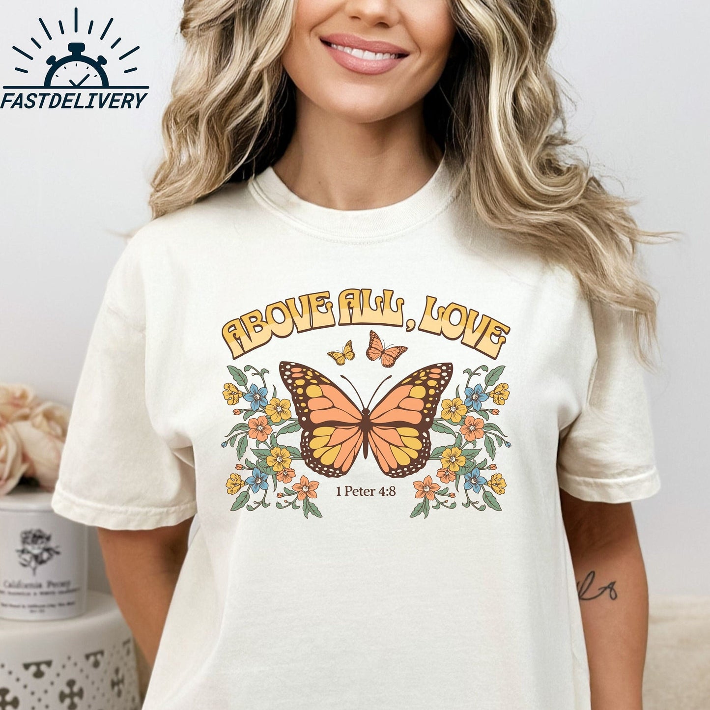 Boho Christian Shirts Comfort Colors Christian TShirts Bible Verse Shirt Trendy Christians T Shirts Jesus Apparel Faith Based Shirt 1 Peter