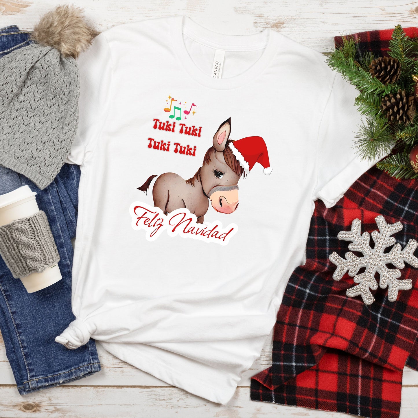Feliz Navidad T-Shirt, Mexican christmas, Spanish Merry Christmas T-Shirt, Feliz Navidad 2024 Shirt, Merry Christmas 2024, Latin Christmas