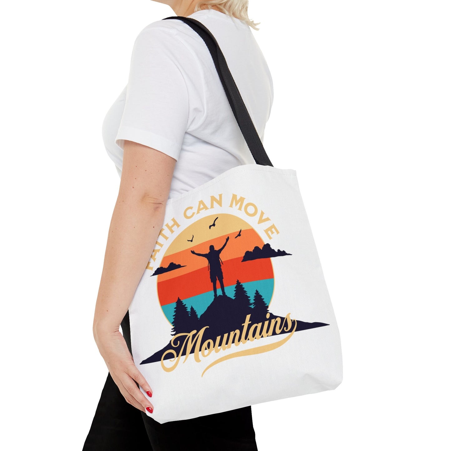 Faith Tote Bag, Christian Tote Bag, Religious Gift, Scripture Gift, bible verse tote bag, Christian Girl Gift, Church Gift, christian tote