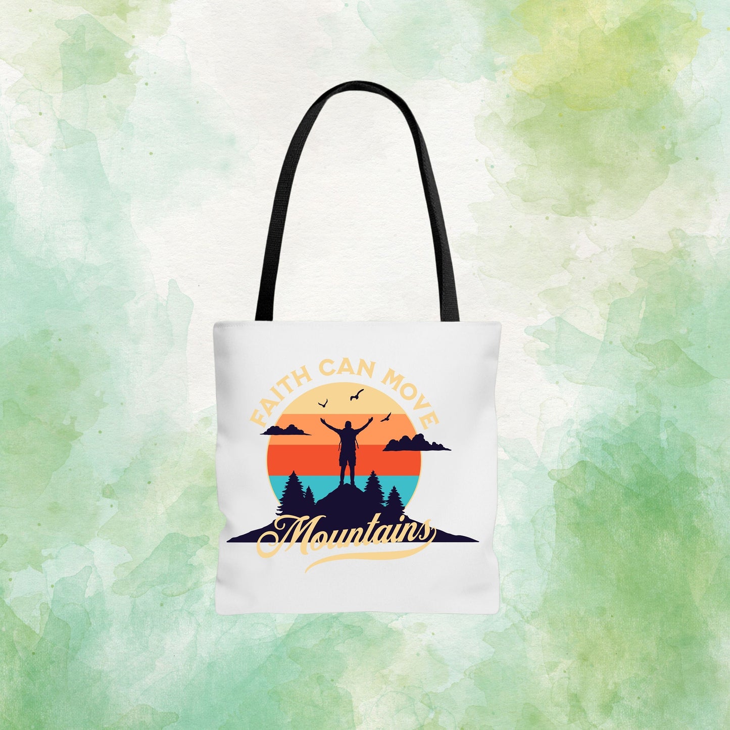 Faith Tote Bag, Christian Tote Bag, Religious Gift, Scripture Gift, bible verse tote bag, Christian Girl Gift, Church Gift, christian tote