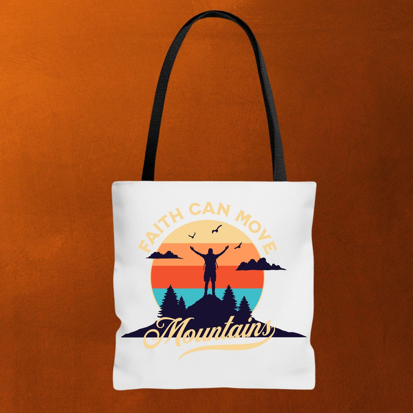 Faith Tote Bag, Christian Tote Bag, Religious Gift, Scripture Gift, bible verse tote bag, Christian Girl Gift, Church Gift, christian tote