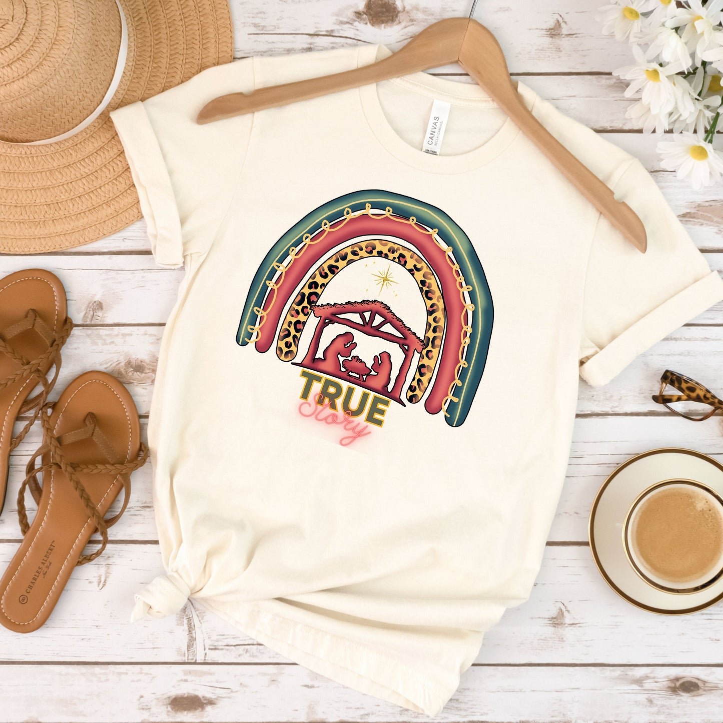 True Story Nativity Shirt, True Story Faith Based Christmas Sweatshirt, Nativity scene Story Shirt, Jesus is the reason, Manger Scene Shirt