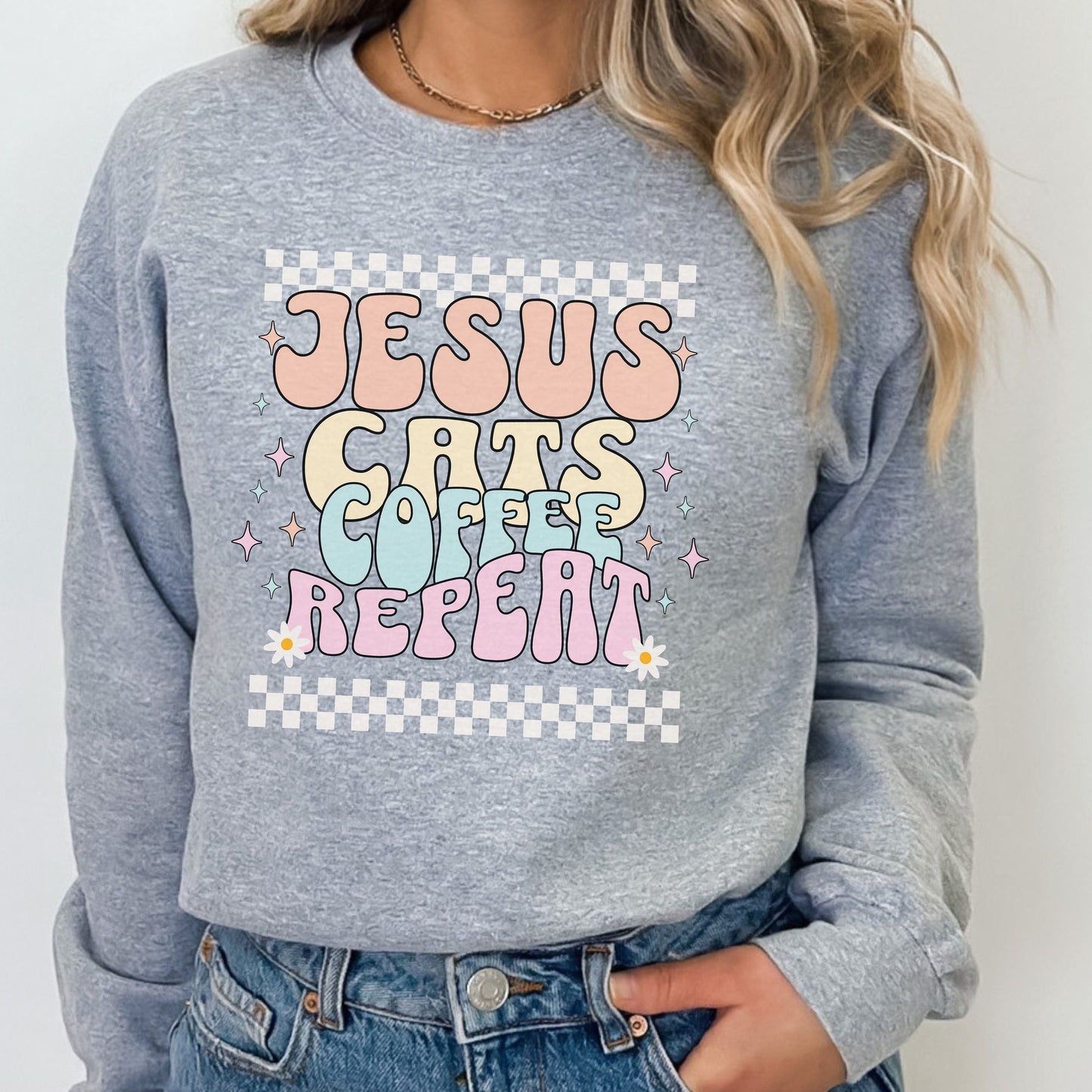 Christian Cat Mom, Cute Cat Sweatshirt, christian cat, cat mom apparel, in my cat mom era, Cat Lovers Sweatshirt, Cat Mom Sweatshirt