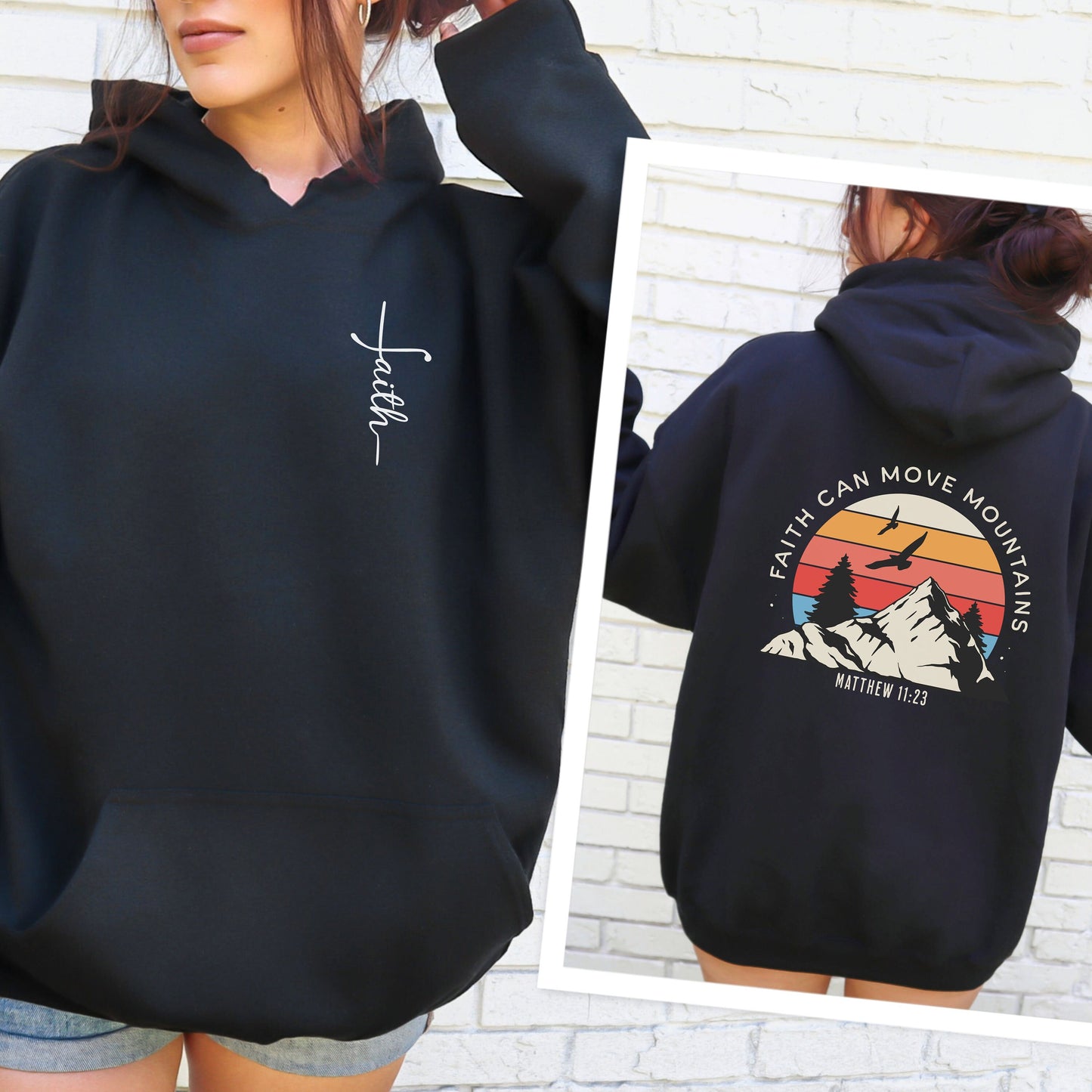 Faith Hoodie, Christian Sweatshirts, Religious Sweatshirt, Trendy christian Hoodie, Bible Verse Hoodie, Christian Aesthetic Hoodie