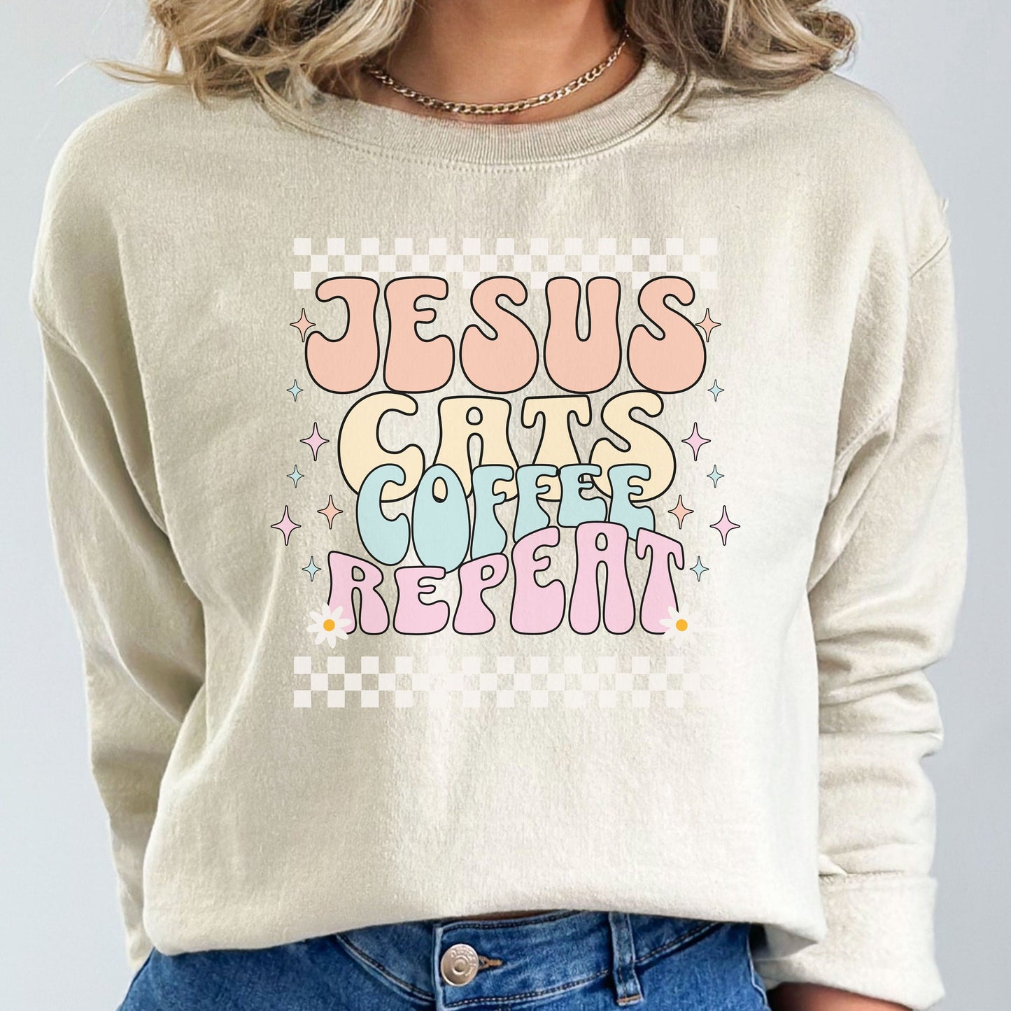 Christian Cat Mom, Cute Cat Sweatshirt, christian cat, cat mom apparel, in my cat mom era, Cat Lovers Sweatshirt, Cat Mom Sweatshirt