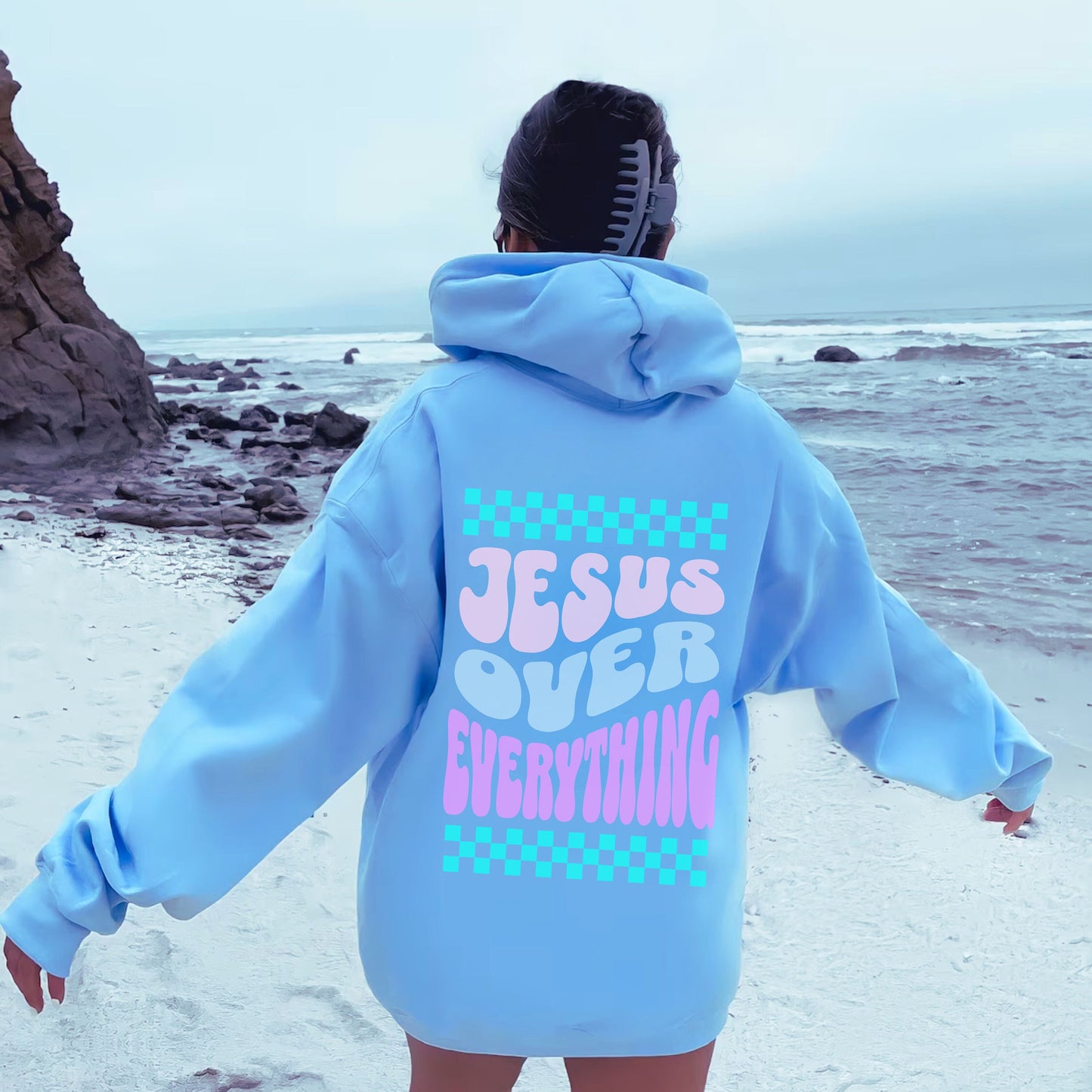Jesus Hoodie, Boho Christian Hoodie, Faith Hoodie, religious Hoodie, Bible Verse Hoodie, church hoodie, Jesus Christ Hoodie, Chosen Hoodie
