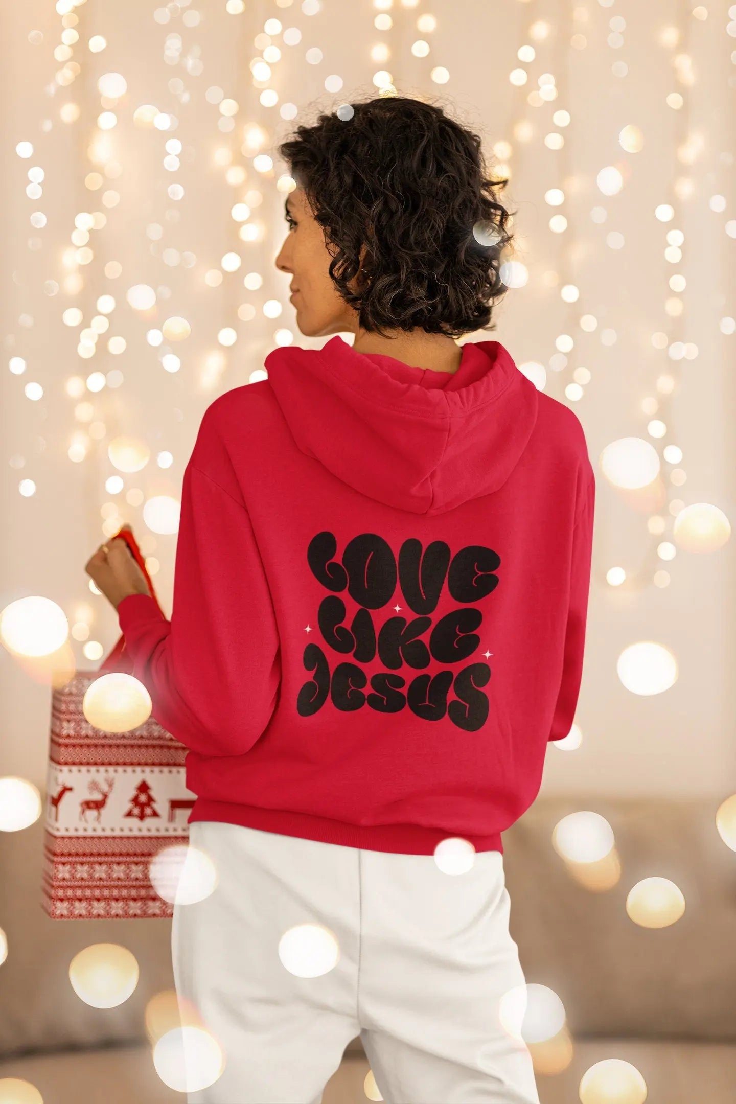 Love Like Jesus Hoodie, Bible Verse Hoodie, boho christian shirt, Gift For Christian, Faith Based Hoodie, Love Like Jesus Sweatshirt