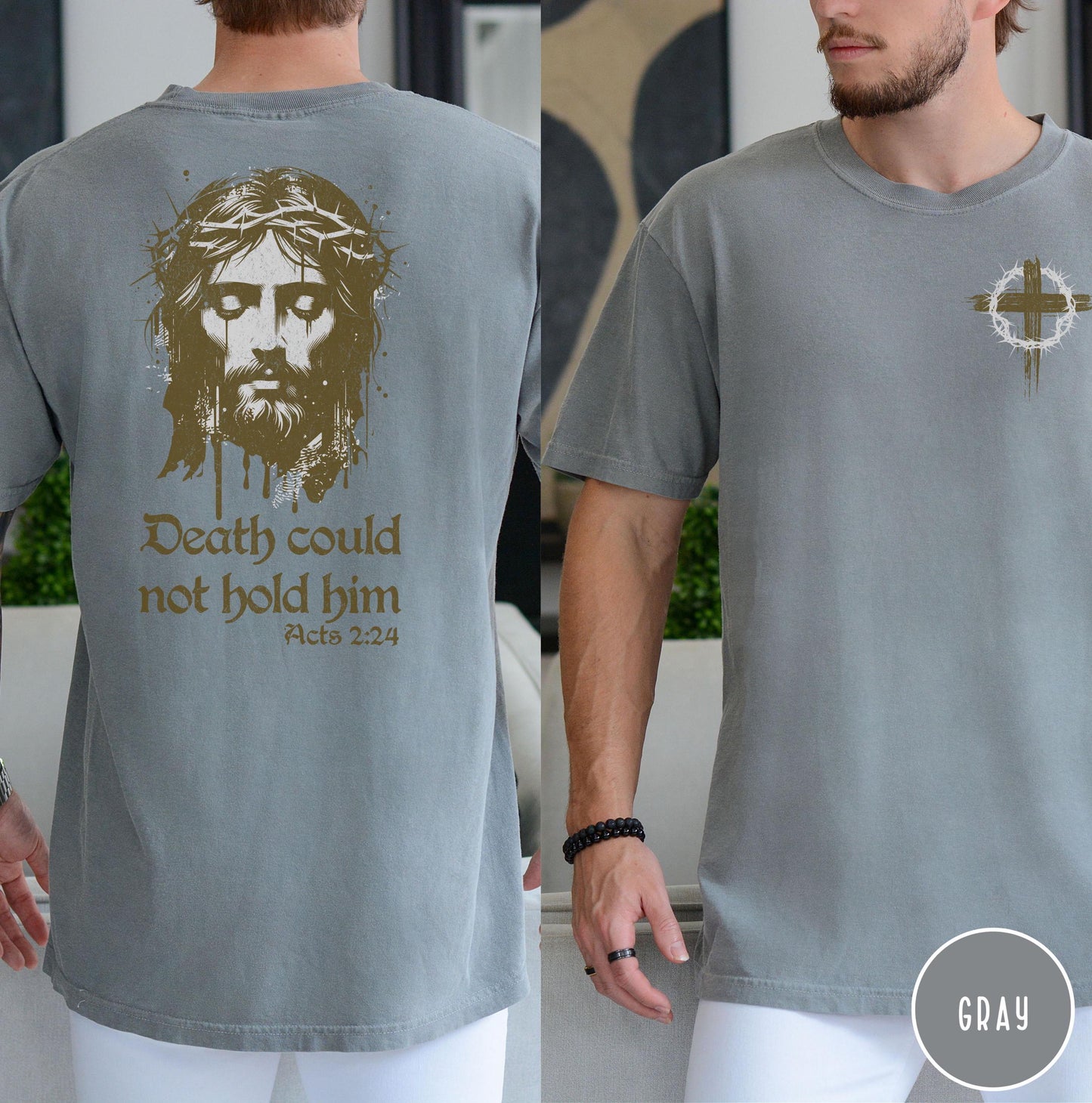 Trendy Christian Easter Shirt, Jesus Vintage 90s Graphic Tee, Mens Jesus T-Shirt, Bible verse shirt, Mens Christian comfort colors shirt