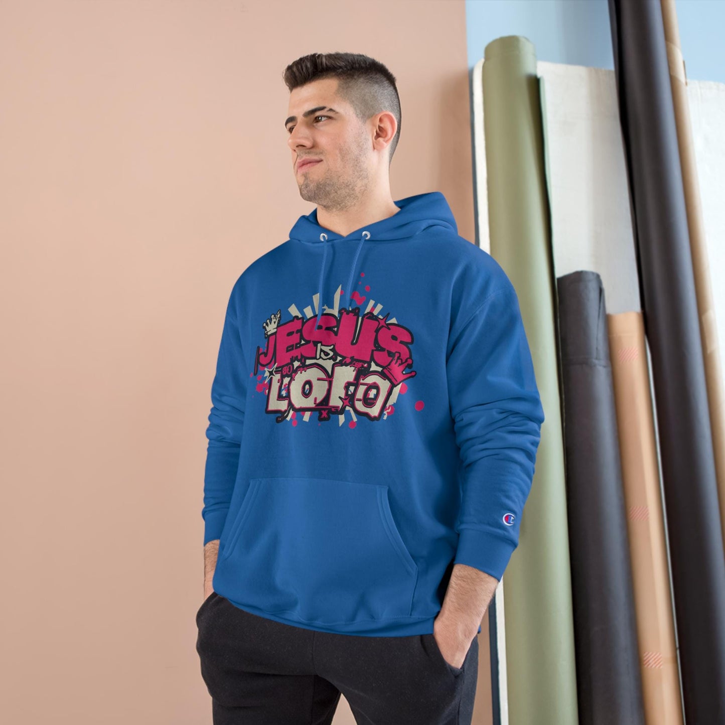 Jesus is Lord Hoodie, Men's Christian Hoodie, Bible Verse Hoodie, Jesus Hoodie, Christian Sweatshirt, Jesus Apparel, christian streetwear