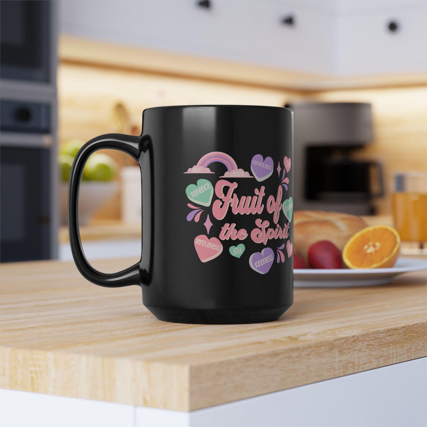 Fruits of the spirit mug, Bible coffee mug, Christian Mug, Bible Verse Mug, Positive Coffee Mug, christian faith gift, christian coffee mug