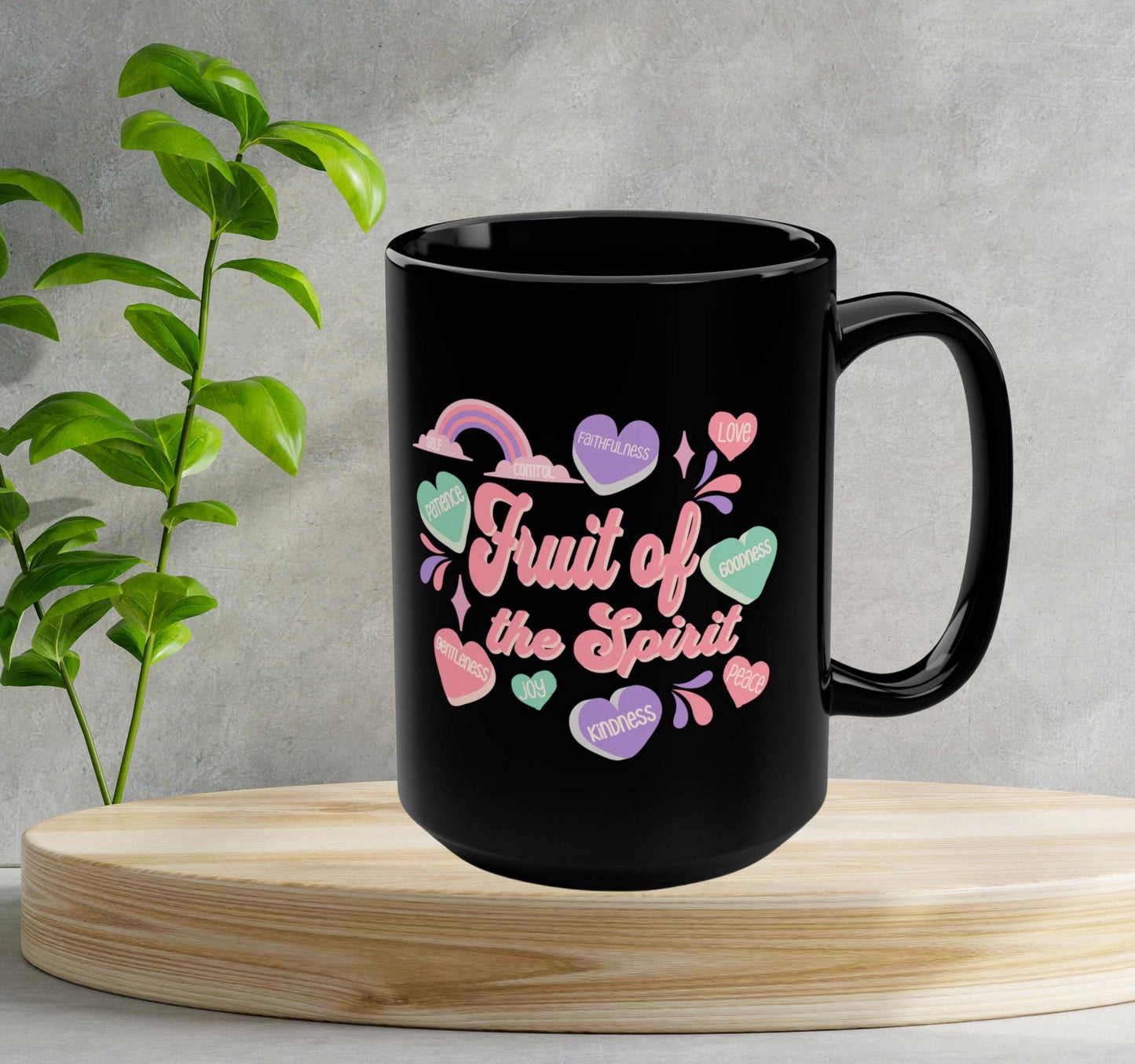 Fruits of the spirit mug, Bible coffee mug, Christian Mug, Bible Verse Mug, Positive Coffee Mug, christian faith gift, christian coffee mug