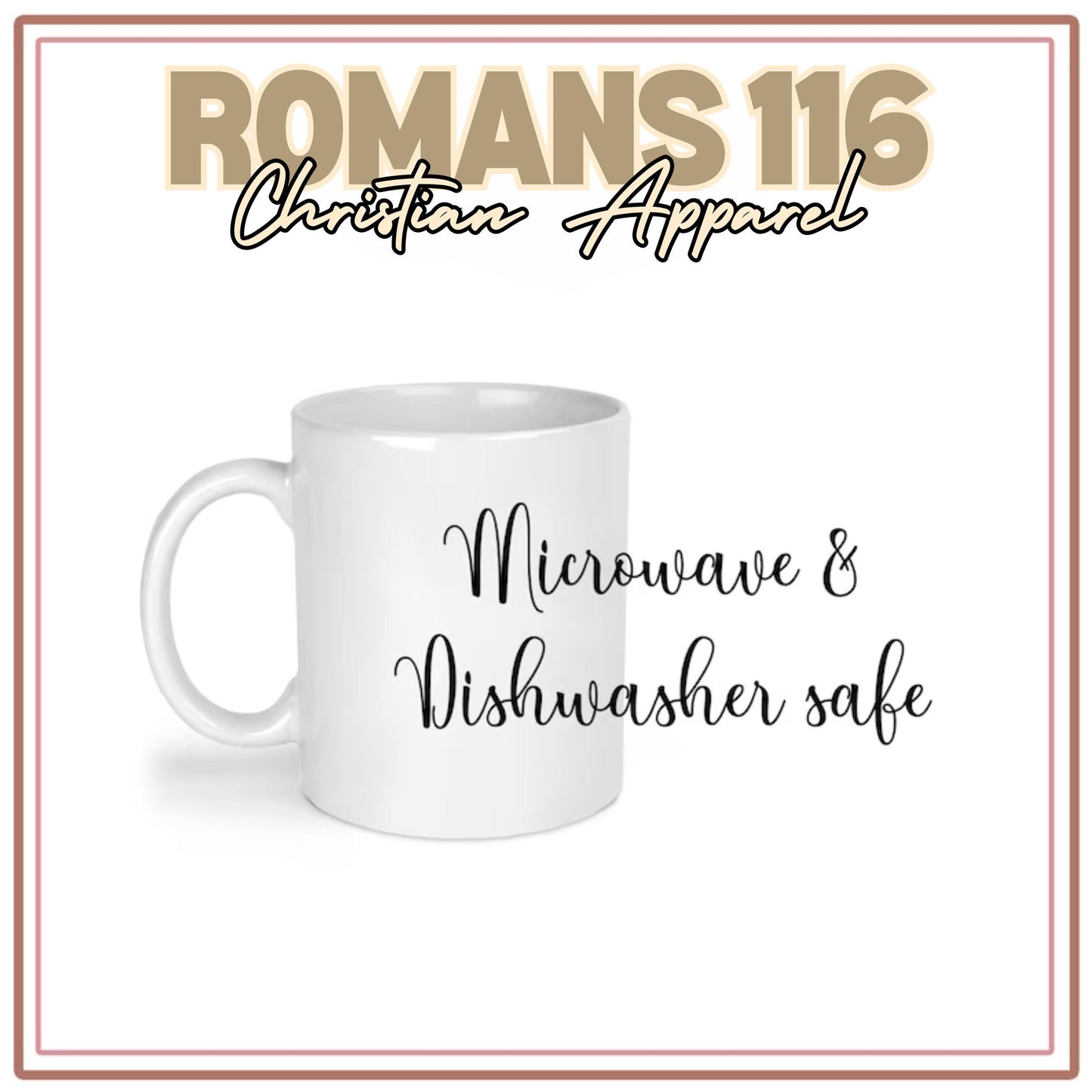 Black Christian Mug, Jesus Coffee Mug, Christian Christmas gift, Bible verse mug, Scripture Coffee Mug, Christian Gifts for Women