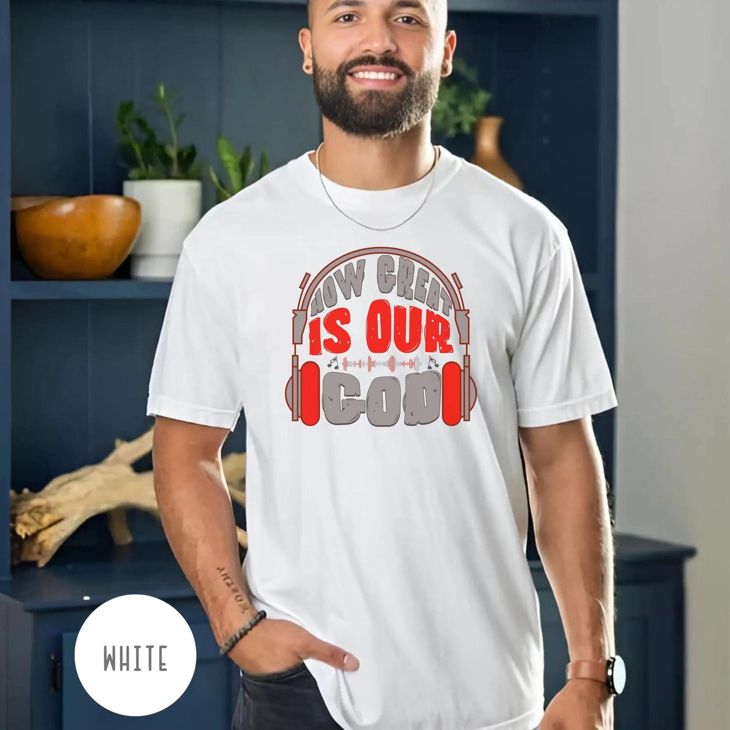 How Great is our God, worship leader shirt, worship leader gift, trendy christian tee, made to worship, faith based tee, Joyful Noise Tshirt