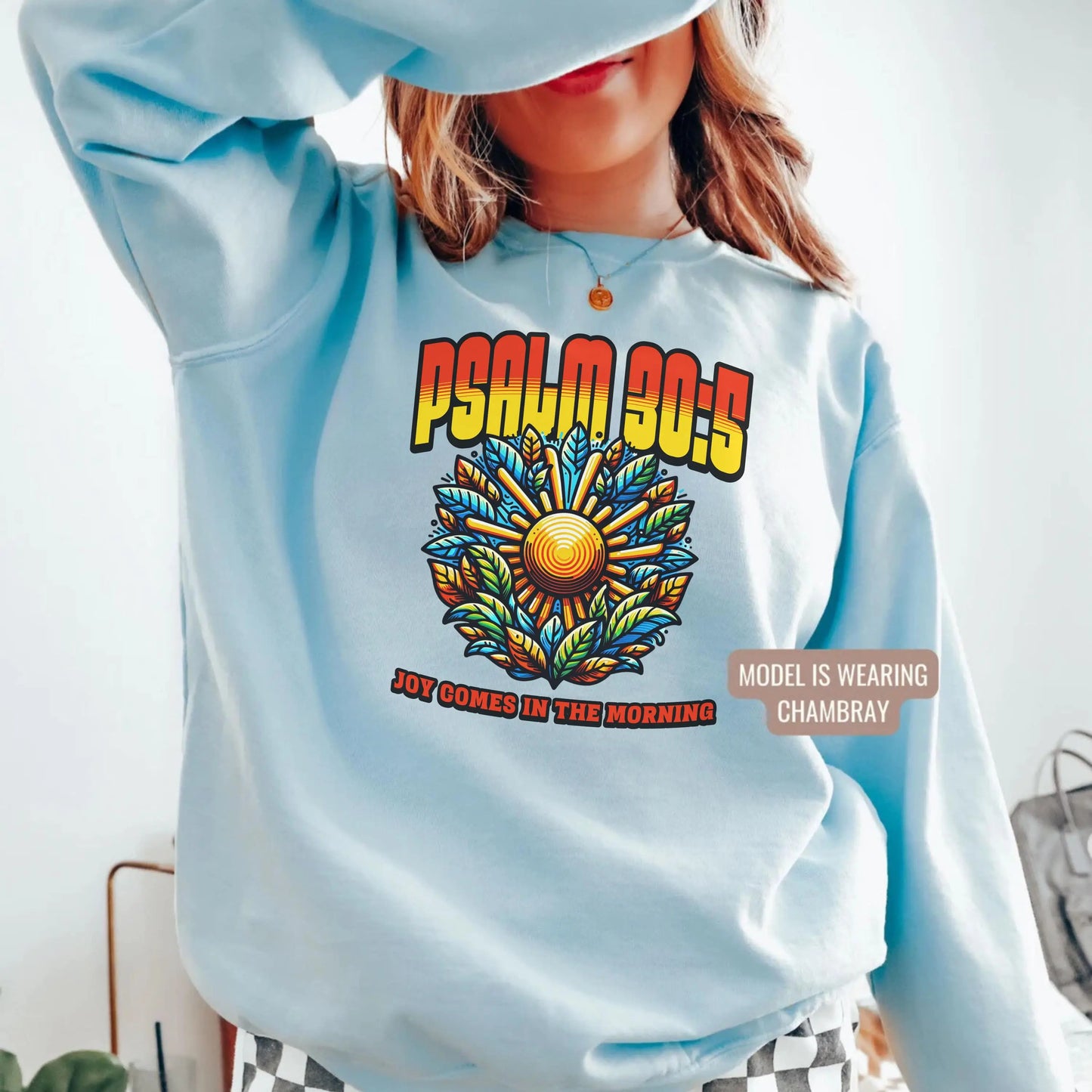 Psalm Sweatshirt, Trendy Christian Sweatshirt, Church Merch, Women Christian Gifts, Aesthetic Women's Faith Apparel, Bible Verse Hoodie