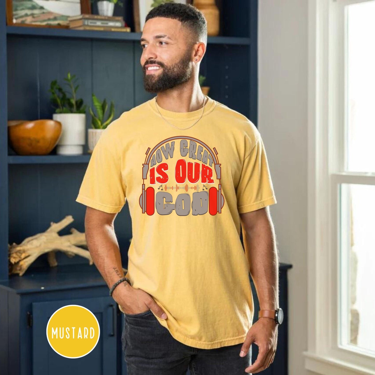 How Great is our God, worship leader shirt, worship leader gift, trendy christian tee, made to worship, faith based tee, Joyful Noise Tshirt