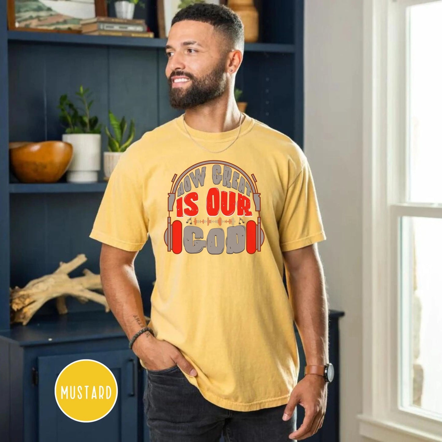 How Great is our God, worship leader shirt, worship leader gift, trendy christian tee, made to worship, faith based tee, Joyful Noise Tshirt