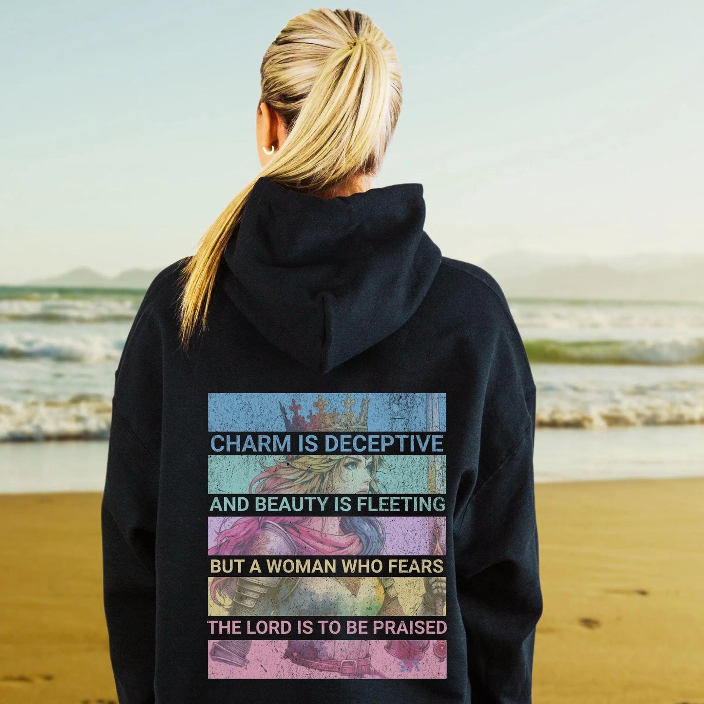 Bible Verse Hoodie for Women, Faith Based Sweater, Jesus hoodie, church hoodie, God is good crewneck, baptism gift, Women's Christian Hoodie