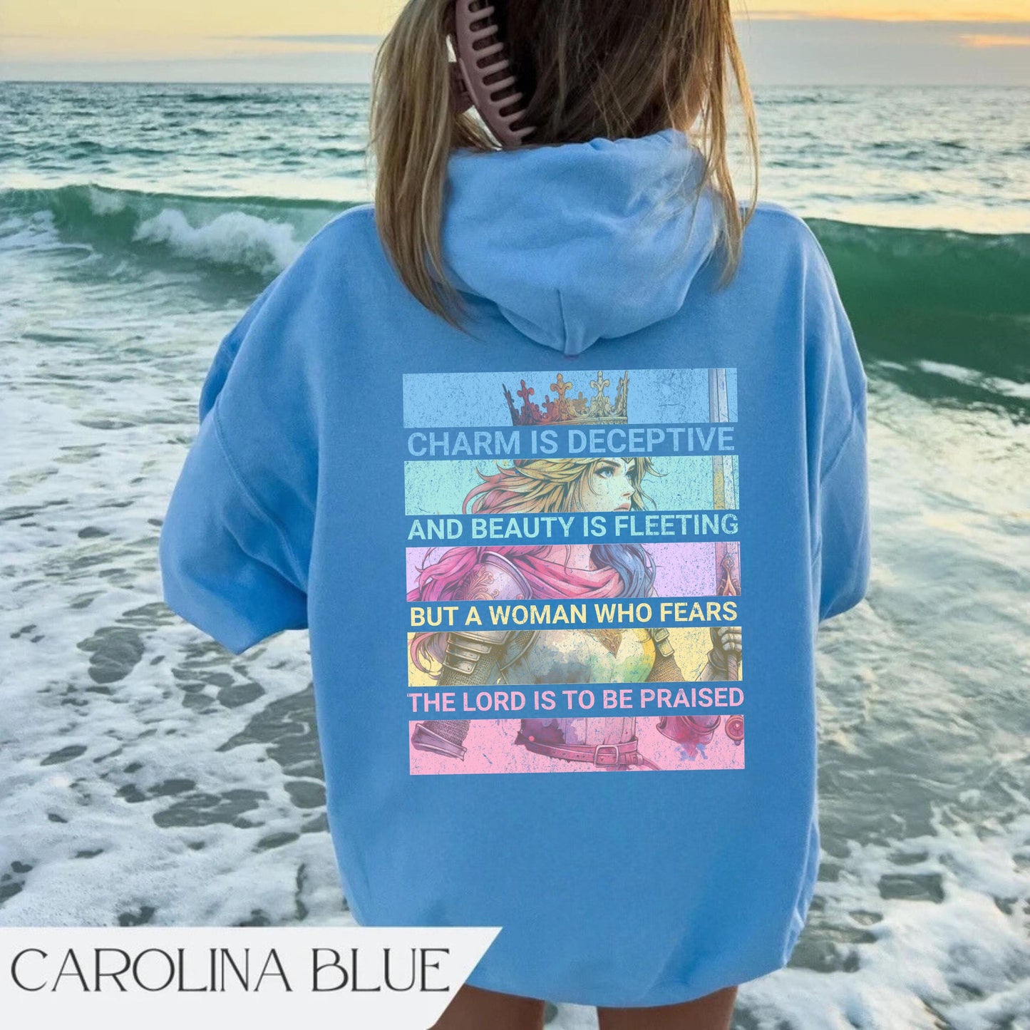 Bible Verse Hoodie for Women, Faith Based Sweater, Jesus hoodie, church hoodie, God is good crewneck, baptism gift, Women's Christian Hoodie
