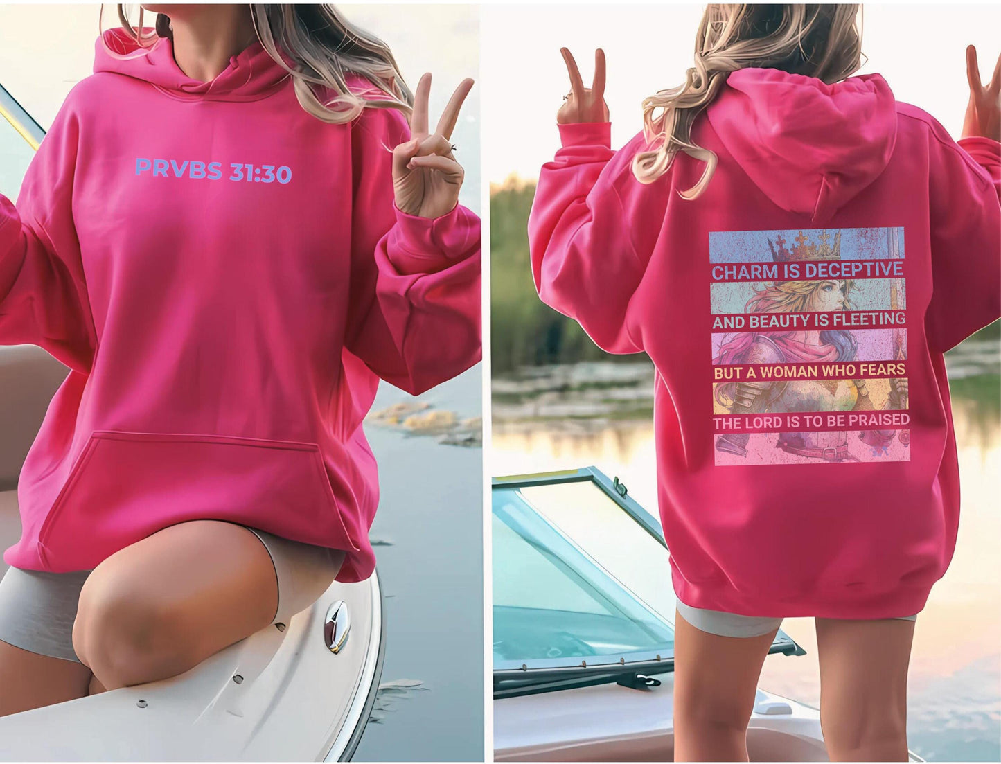 Bible Verse Hoodie for Women, Faith Based Sweater, Jesus hoodie, church hoodie, God is good crewneck, baptism gift, Women's Christian Hoodie