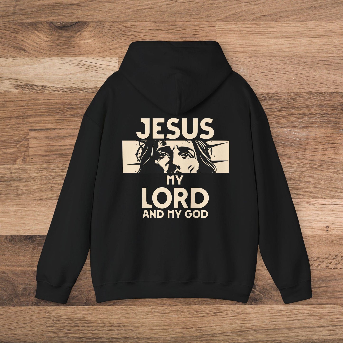 Jesus is Lord Hoodie, Christian Bible Verse Hoodie, Men's Christian hoodie, Religious Graphic Hoodie, Christian dad gift, Faith Gift for Men