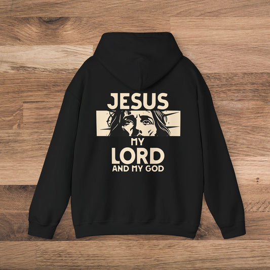 Jesus is Lord Hoodie, Christian Bible Verse Hoodie, Men's Christian hoodie, Religious Graphic Hoodie, Christian dad gift, Faith Gift for Men