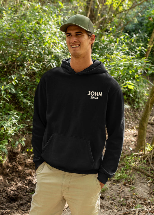 Jesus is Lord Hoodie, Christian Bible Verse Hoodie, Men's Christian hoodie, Religious Graphic Hoodie, Christian dad gift, Faith Gift for Men