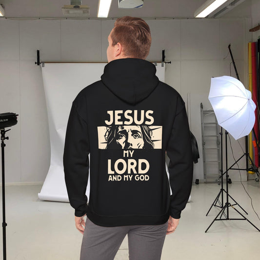 Jesus is Lord Hoodie, Christian Bible Verse Hoodie, Men's Christian hoodie, Religious Graphic Hoodie, Christian dad gift, Faith Gift for Men