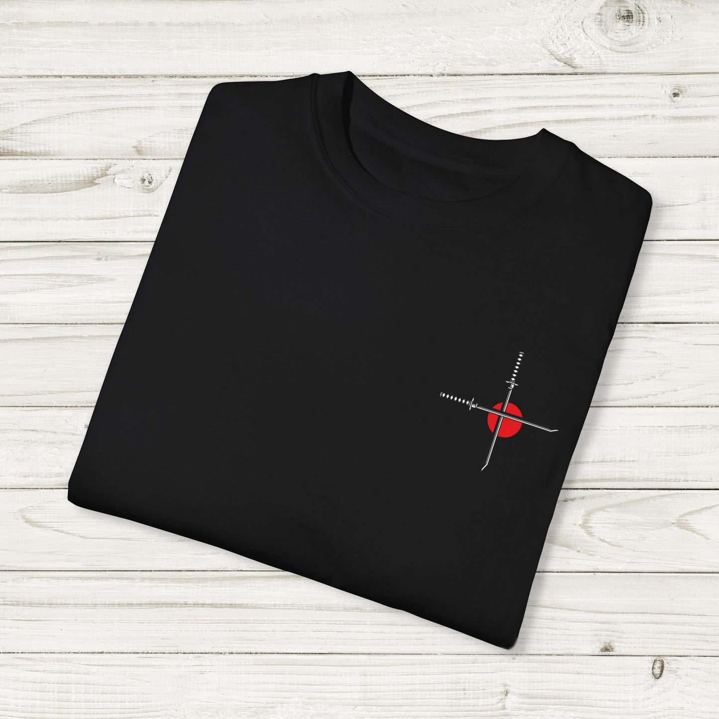 Mens christian comfort colors tshirt, Christian Gifts For Him, Christian Shirts for Men, Christian Samurai Psalm 23 Shirt, Mens samurai tee