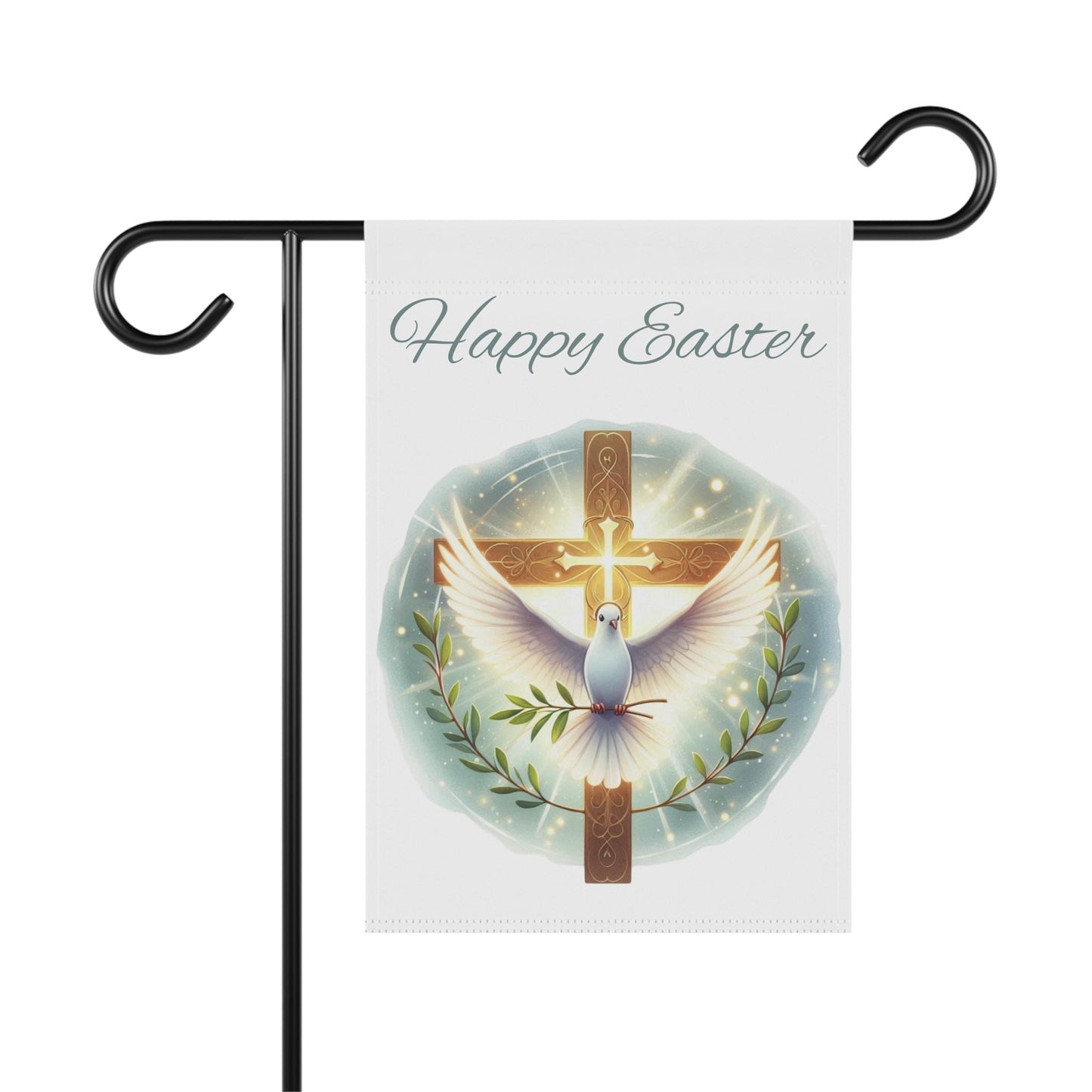 Easter Banner, Christian yard sign, Easter Decor, He is risen banner, Christian Garden, Christian Yard Flag, Christian Housewarming gift