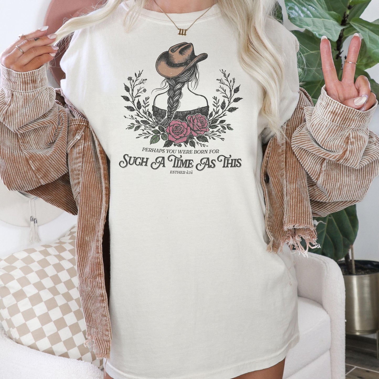 Christian Comfort Colors Such a Time as This T-Shirt, Esther 4:14 Tee, Religious Apparel, Graphic Tee