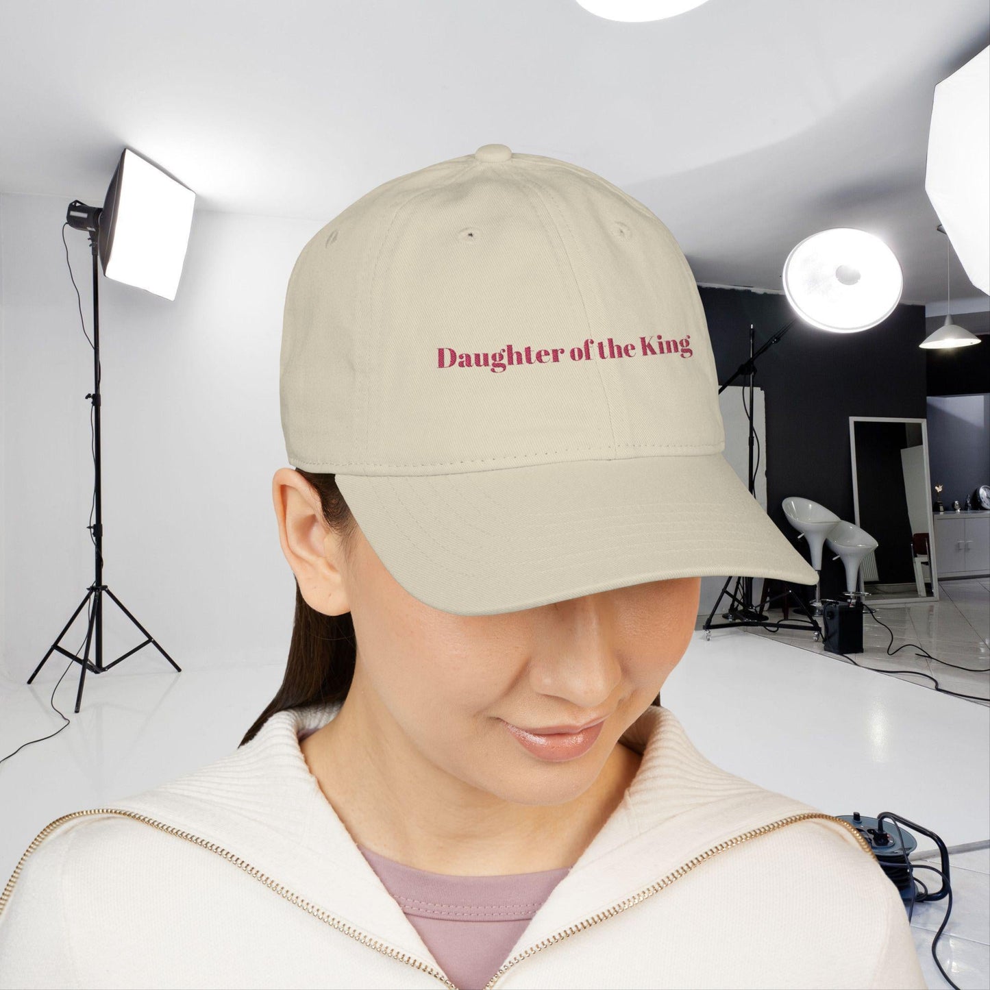 Daughter of the king Embroidered Cap, Mom Hat, Christian Jesus Embroidery Hat, Faith Christian Gift, Embroidered Baseball Hat, Women's Cap