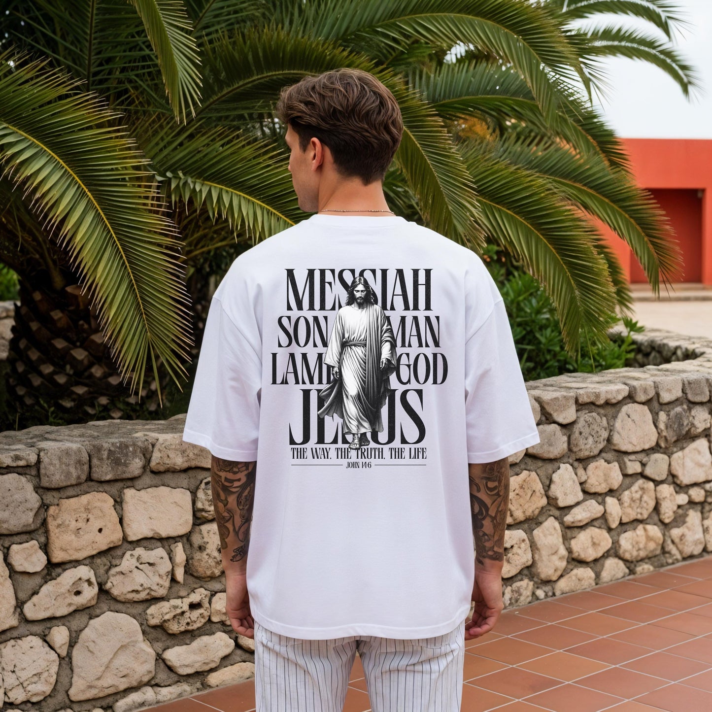 Mens Jesus Christian Tee, The Truth The Way and The Life Apparel, Mens Church apparel, Youth pastor gift, christian man t-shirt, Jesus Tee
