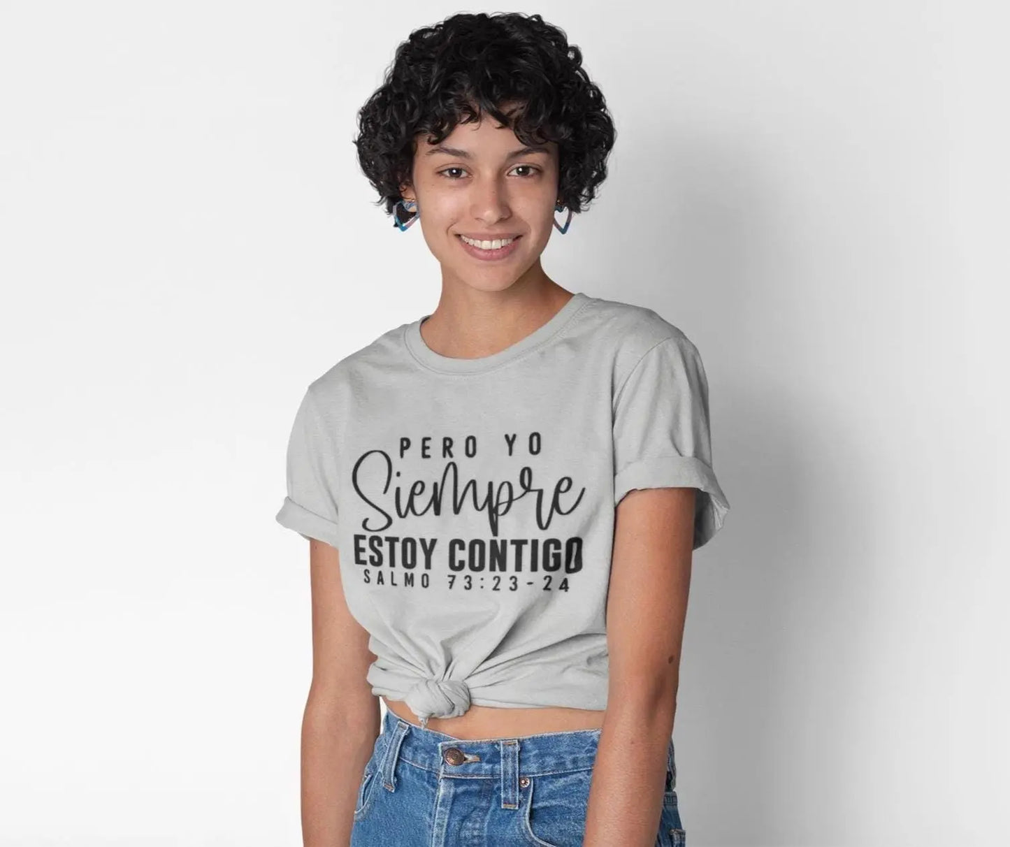 Spanish Christian Psalms shirt, Spanish Bible Verse Shirt, Camisa Cristiana, Christian Shirt in Spanish church apparel, Latin Christian gift