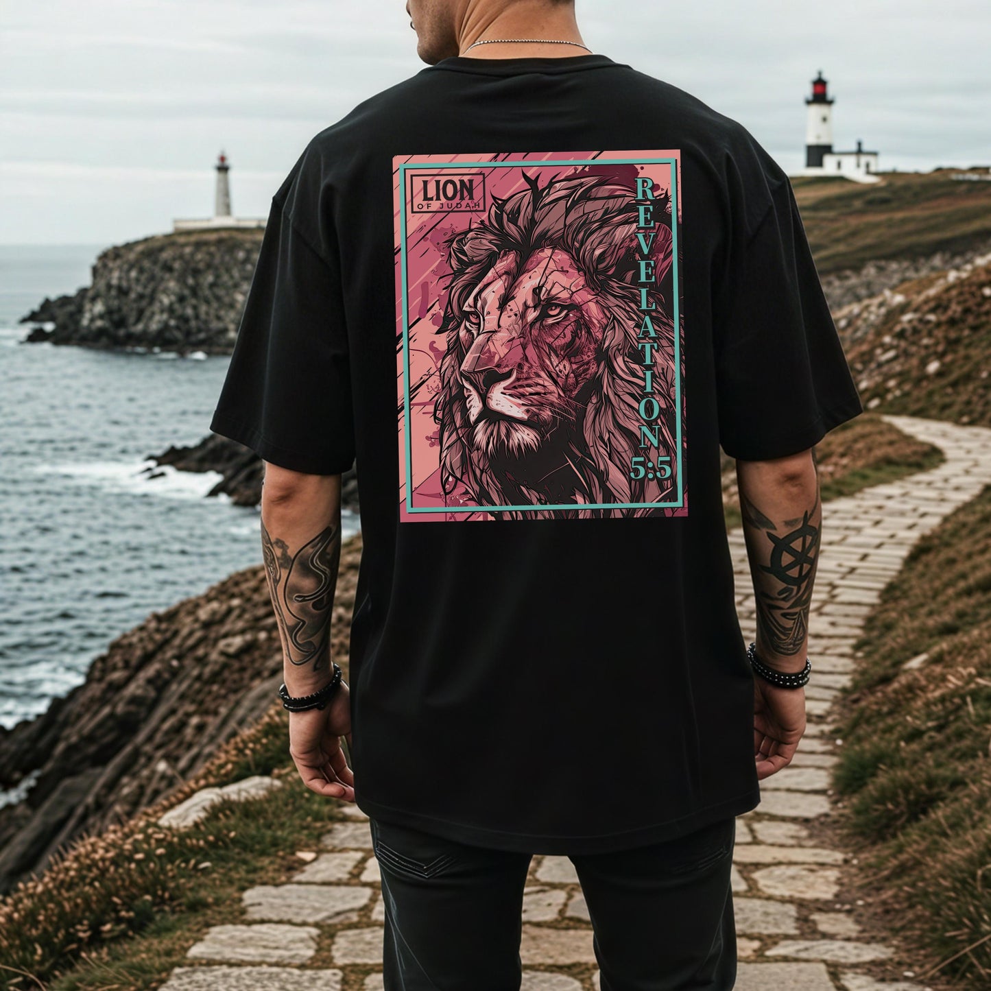 Lion of Judah Comfort Colors T-shirt For Christian Gift for Youth pastor, Bible Verse Shirt, Scripture Shirt, Gospel Shirt , Jesus Crewneck