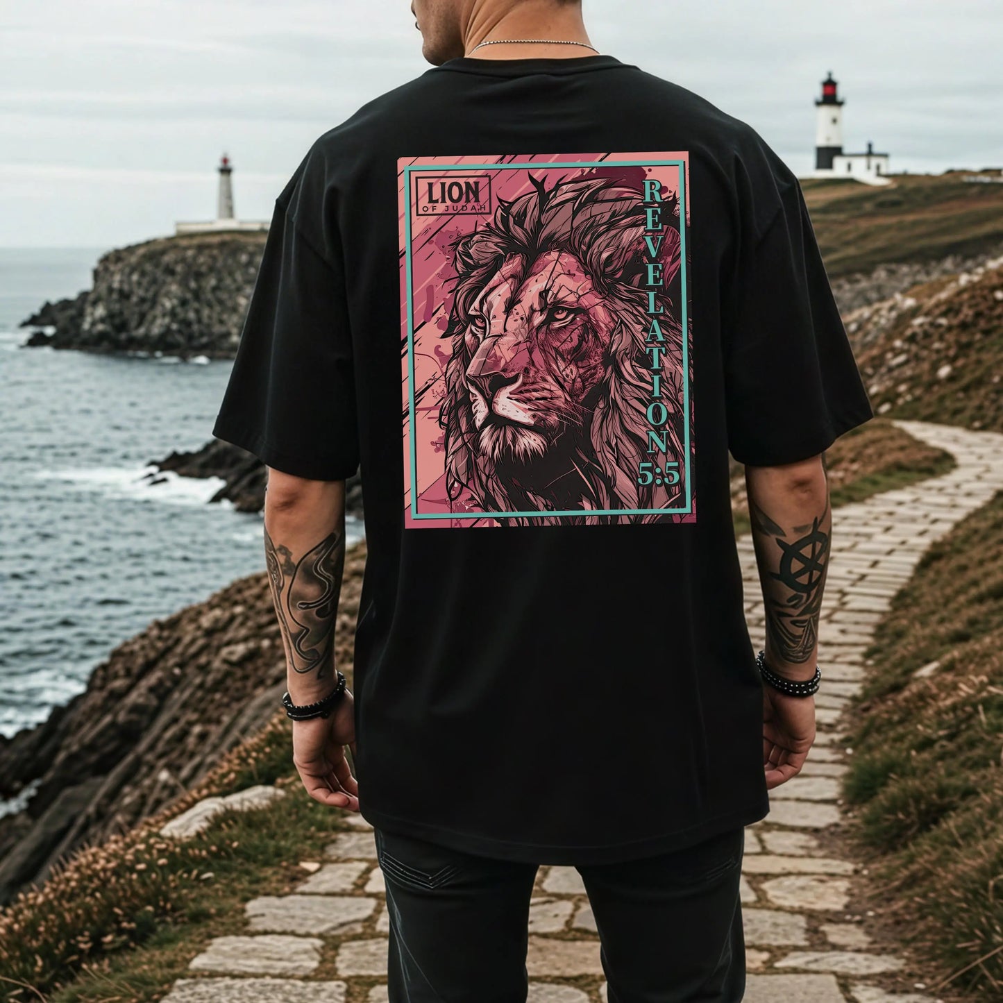 Lion of Judah Comfort Colors T-shirt For Christian Gift for Youth pastor, Bible Verse Shirt, Scripture Shirt, Gospel Shirt , Jesus Crewneck