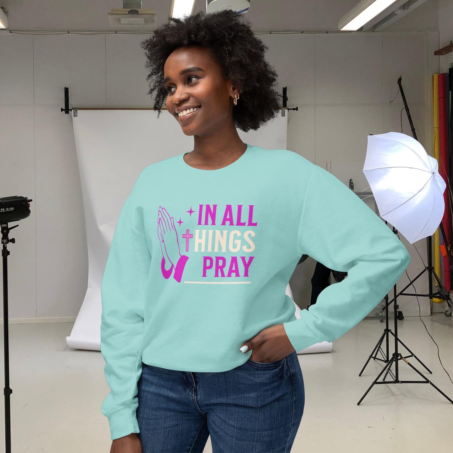 Comfort Colors Prayer Sweatshirt