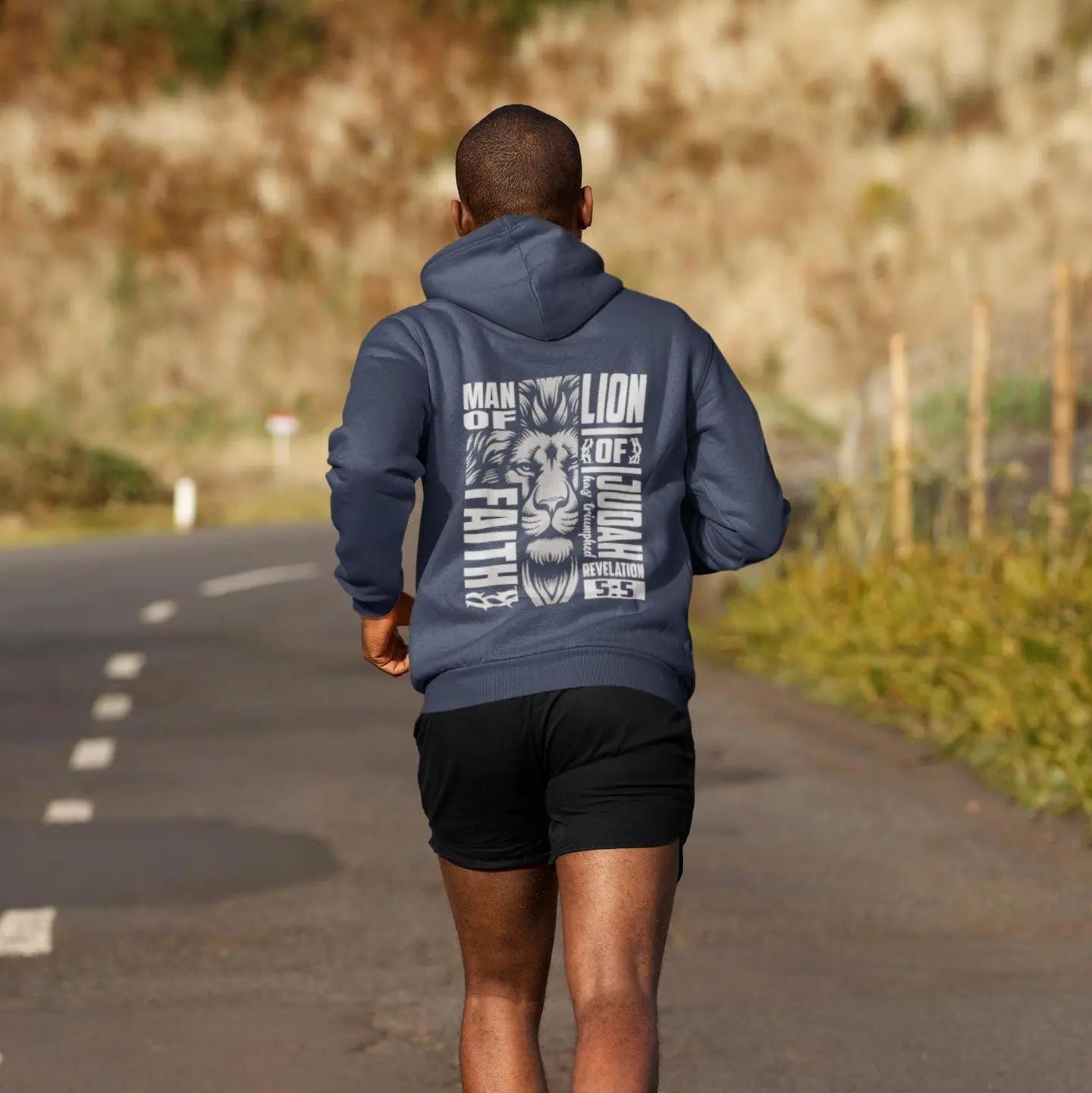 Lion of Judah Hoodie, Men's Religious Christian Gift, Spiritual Lion Sweatshirt, Men's Faith Apparel, Lion of Judah Clothing, Revelations